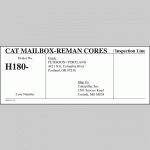 Cat Mailbox Reman H180