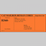 H360 - Cat Mailbox - Reman Cores (Eugene)